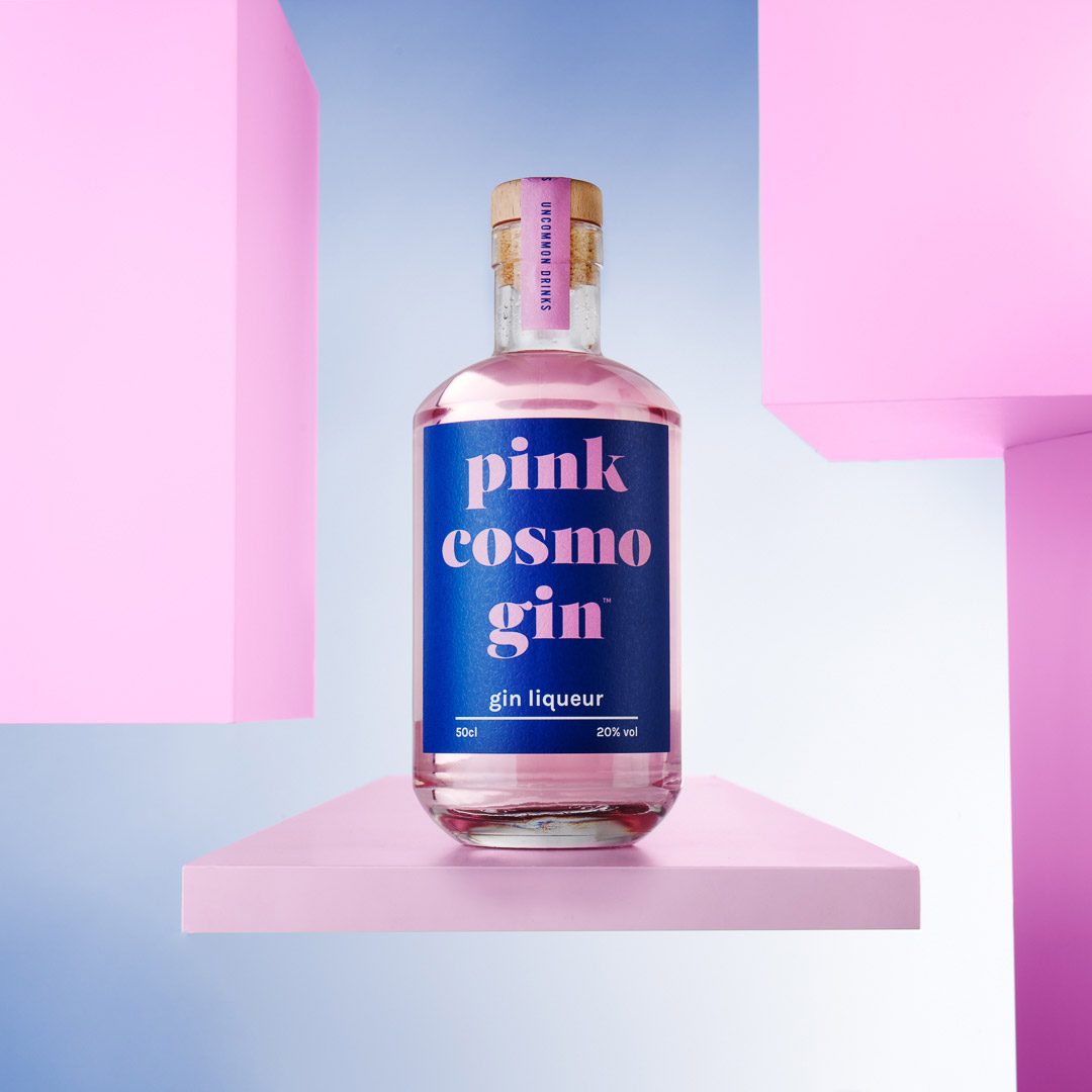 Pink Cosmopolitan Gin-Likör, Geschenk, Geschenkidee