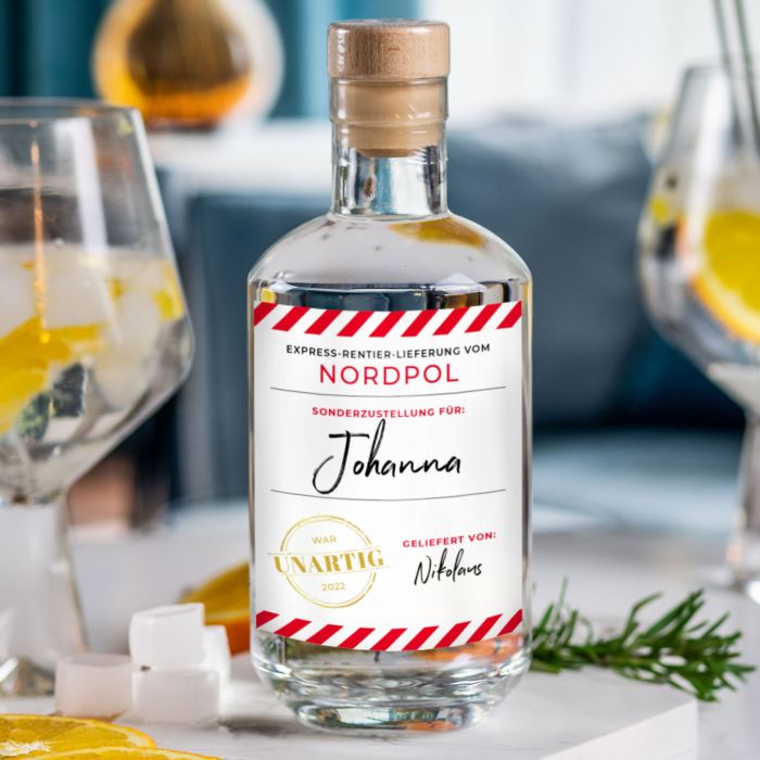 Personalisierbarer Gin mit Name