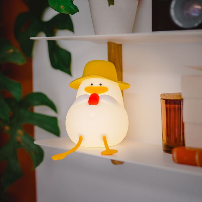 Enten-Lampe mit Hut