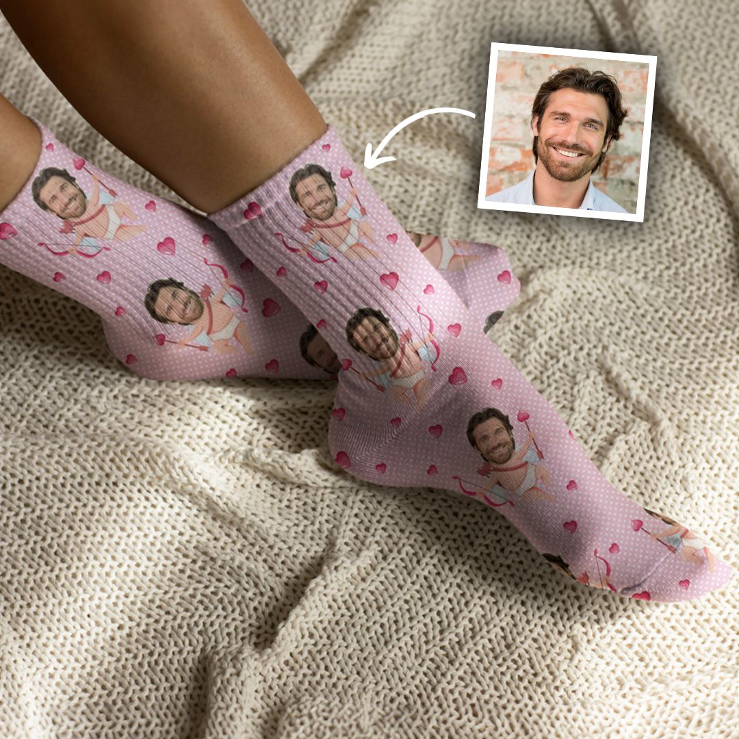 Personalisierbare Socken mit Gesicht und Liebes-Designs, Weihnachtsgeschenk, Fotogeschenk, Geburtstagsgeschenk, Geschenk für Männer, Geschenk für Freund, Geschenk für Bruder, Geschenke für Frauen, Geschenke für Freundin, Geschenk für Schwester, Geschenk für Mama, Witzige Geschenke, Romantische Geschenke, Hochzeitsgeschenk, Geschenk, Geschenkidee